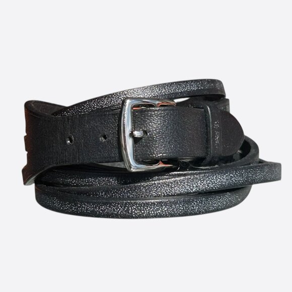 Hermes Black Swift & Palladium Hardware Multi-Strand Bracelet